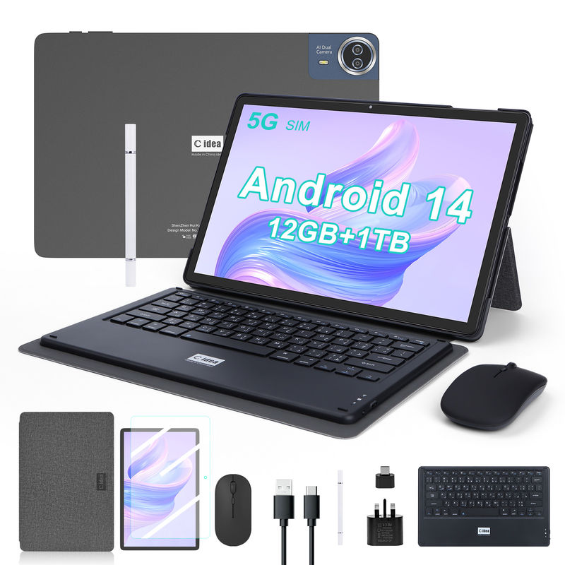 C Idea 14 Inch Tablet Cổ bộ nhớ lớn 1200*1920 FHD Screen Android Tablet PC CM14000 plus