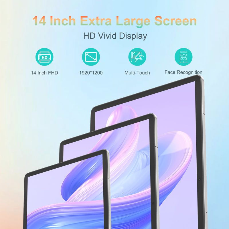 C Idea 14 Inch Tablet Long Lasting Battery Tablet Giáo dục Cho Học sinh CM14000 Plus Xám