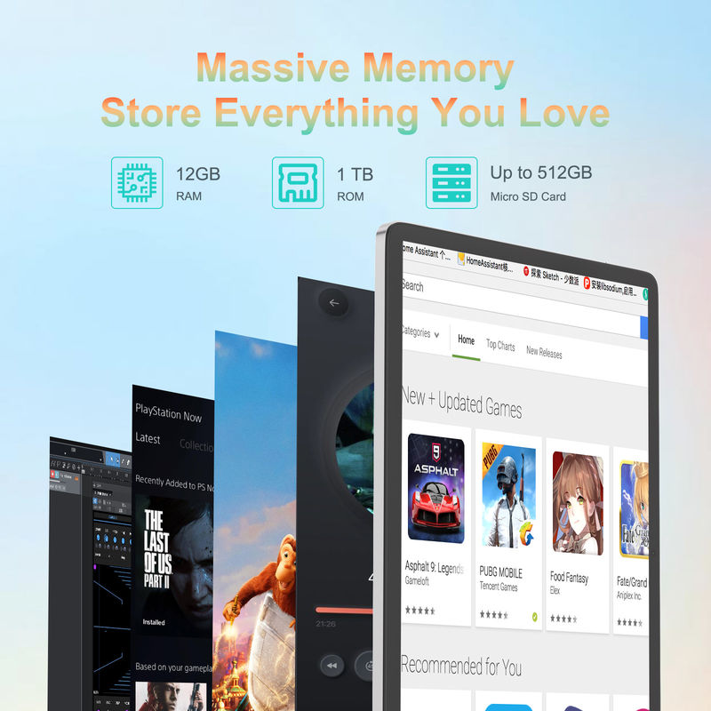 C Idea 14 Inch Tablet 5G Touch Screen Tablet Cho Học sinh CM14000 Plus Xám