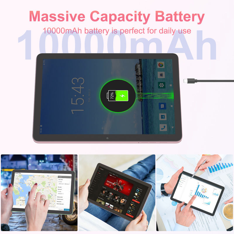 C Idea 10.1 Inch 5g Tablet With Sim Keyboard Smart Tablet Pc Cho Giáo dục cM8300 Plus Hồng