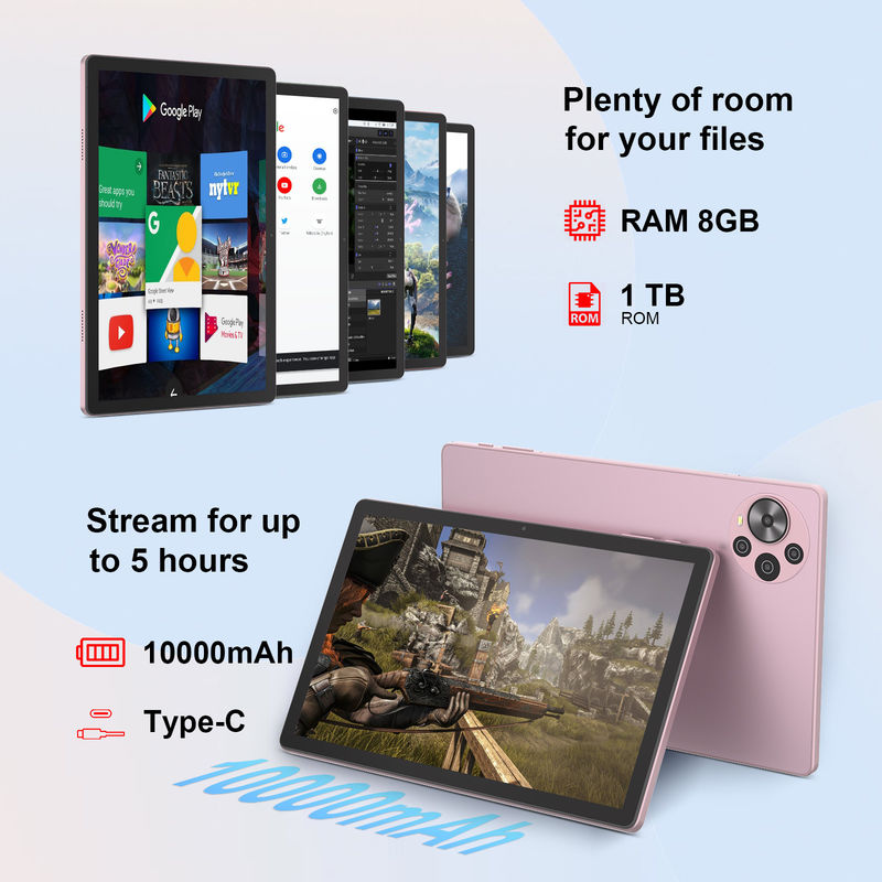 C Idea 10.36 Inch Android 14 Tablet thông minh giáo dục cho sinh viên CM10500 Plus Pink