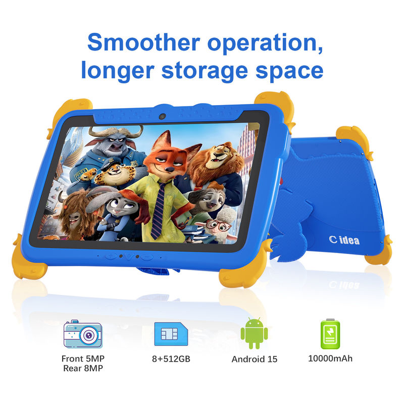 C ý tưởng 10,1 inch Tablet Kidspad Android 15 Quad-Core Processor và Parental Controls CM10000plus