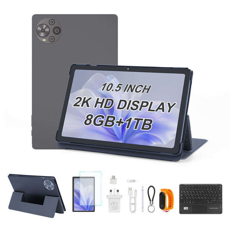 Máy tính bảng C Idea 10.5 inch Màn hình 2K Máy tính bảng Android mới nhất Dành cho sinh viên Cm10500 Plus Xám