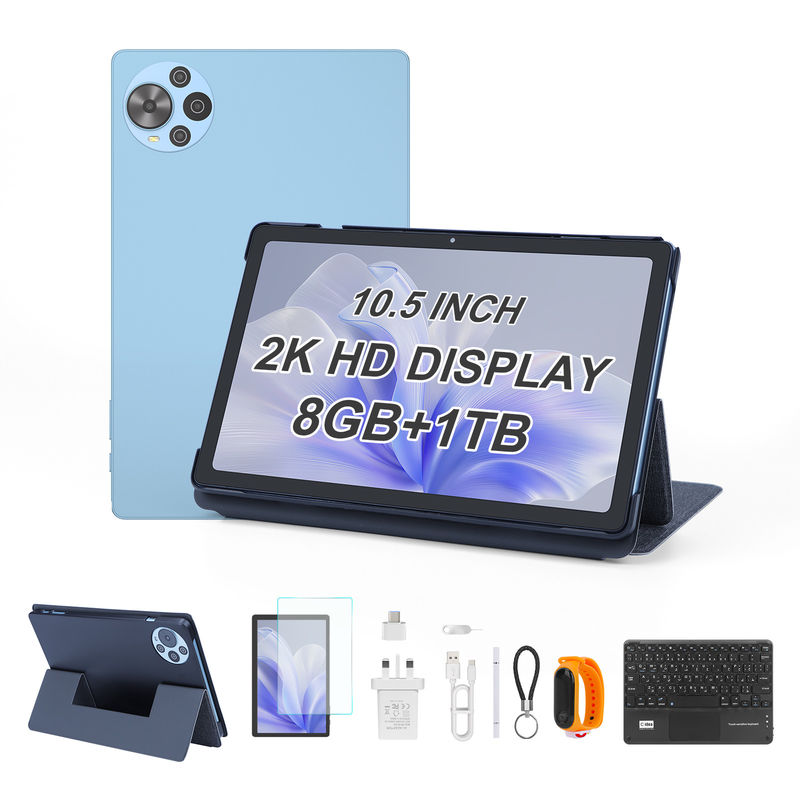 C Idea 10.5 Inch Android 14 Tablet 2k Screen Smart Tablet PC CM10500 Plus xanh