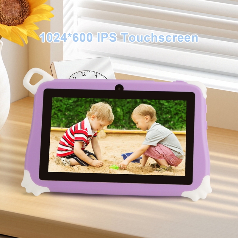 Máy tính bảng Android 15 C Idea cho trẻ em 8+256GB, Máy tính bảng giáo dục Kidspad với Ứng dụng thân thiện CM86 màu tím