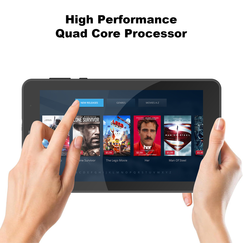 Máy tính bảng C idea 7 inch Wifi kèm ốp, bộ nhớ 8+256GB, bộ xử lý Quad Core, màn hình IPS 600x1024 cảm ứng CM516 màu đen