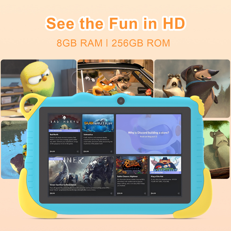 Máy tính bảng thông minh giáo dục Android 15 7 inch C Idea dành cho học sinh CM78 màu xanh lam