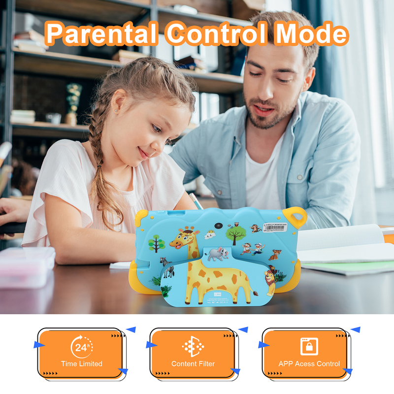 Máy tính bảng thông minh giáo dục Android 15 7 inch C Idea dành cho học sinh CM78 màu xanh lam