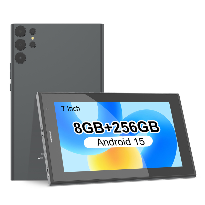 C ý tưởng Máy tính bảng Wifi 7 inch với vỏ 8+256GB Bộ nhớ Quad Core Processor 600x1024 IPS màn hình cảm ứng CM524 màu xám