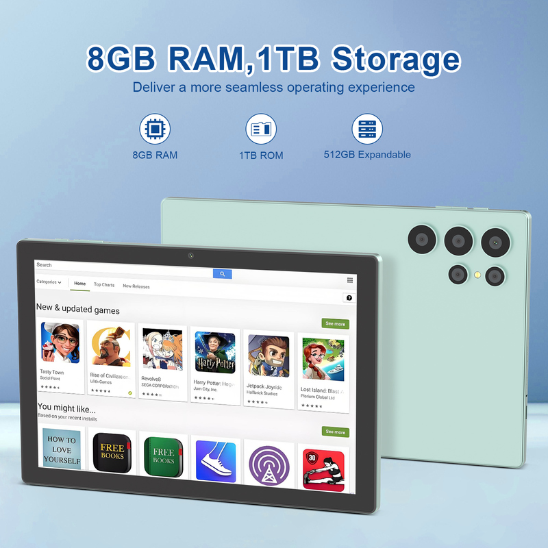 Máy tính bảng Android WiFi màn hình cảm ứng 10.1 inch C idea với Bàn phím 5G LET CM8900plus