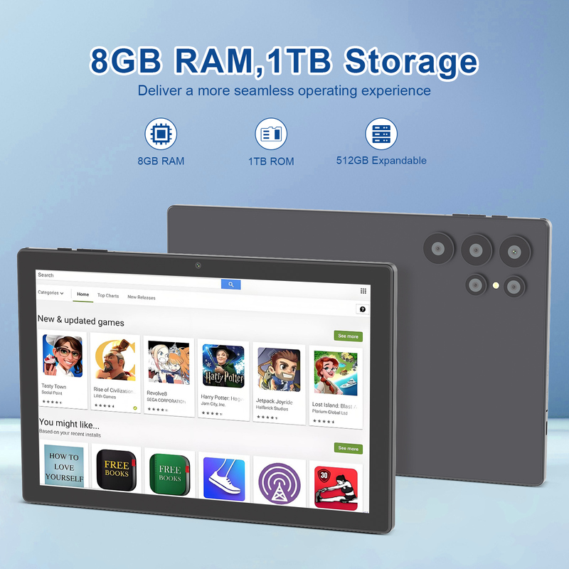 Máy tính bảng Android WiFi màn hình cảm ứng 10.1 inch C idea với Bàn phím 5G LET CM8900plus