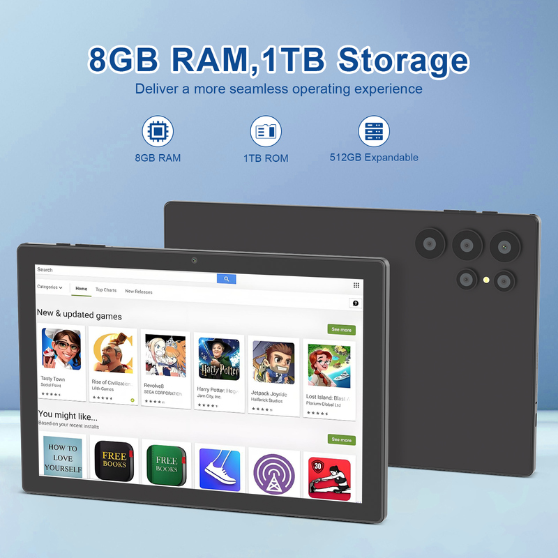 Máy tính bảng Android WiFi màn hình cảm ứng 10.1 inch C idea với Bàn phím 5G LET CM8900plus