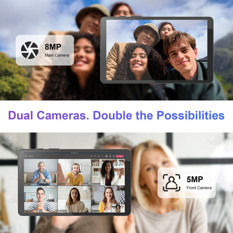 C ý tưởng 8 Inch Smart Tablet PC Với bàn phím 8GB RAM + 512 ROM 800 * 1340 IPS Incell Touchscreen Hiển thị màu xám CM866