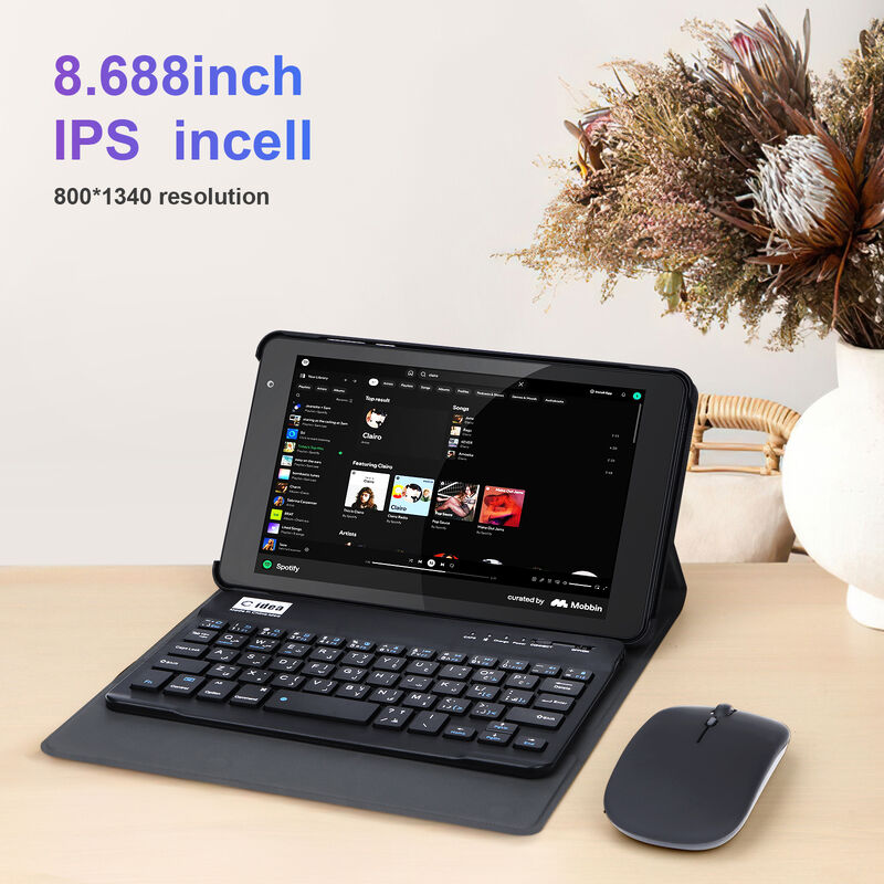 C ý tưởng 8 Inch Smart Tablet PC Với bàn phím 8GB RAM + 512 ROM 800 * 1340 IPS Incell Touchscreen Hiển thị màu xám CM866