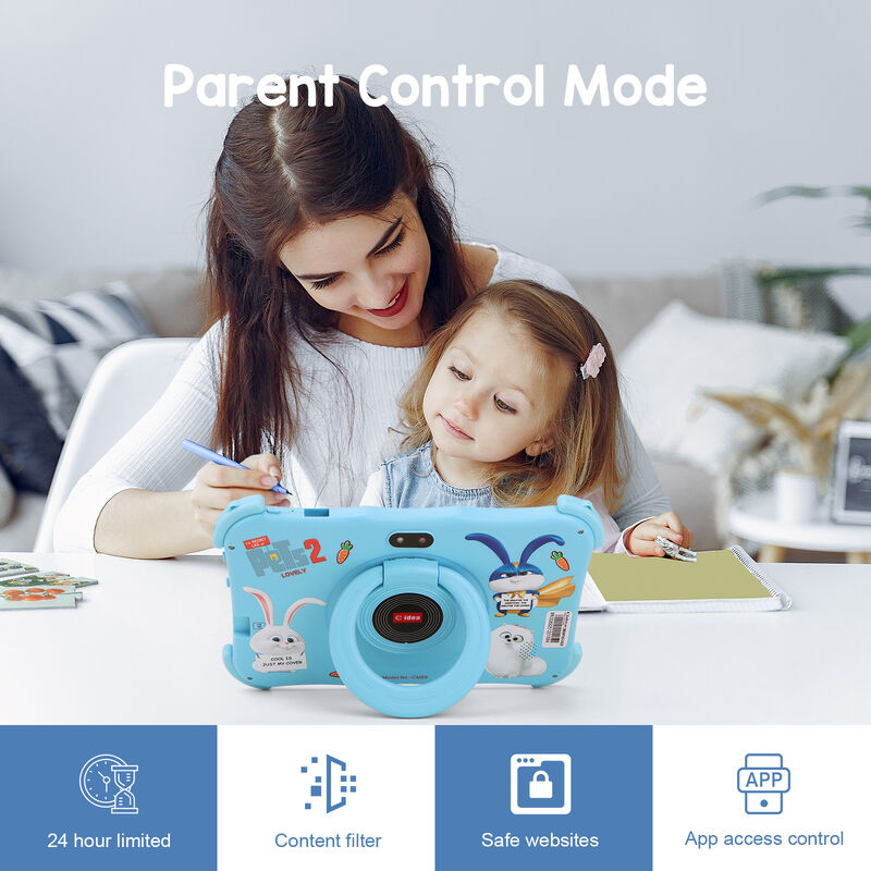 C ý tưởng thanh thiếu niên 7 Inch Tablet Android 16 với khe cắm thẻ tf, WiFi, 8GB + 256GB, 1024 * 600 CM89