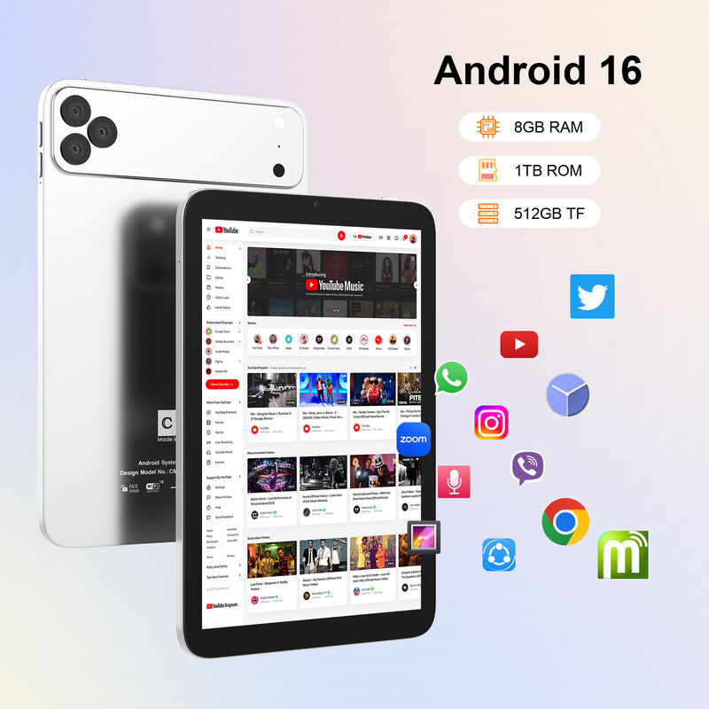 C ý tưởng 10,1 inch Android Wifi màn hình cảm ứng màu xanh Tablet PC với bàn phím 5G Quad-core CM10017Air