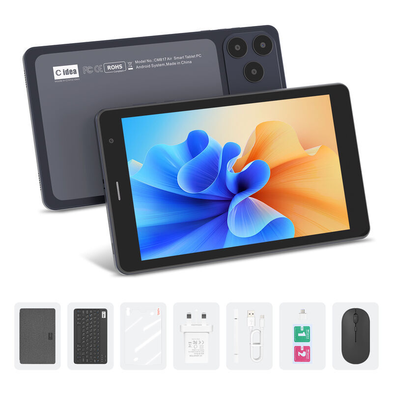 C Idea 8 Inch Android 16 Tablet 8GB RAM 512GB ROM Mô hình CM817 air