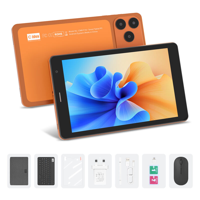 C ý tưởng máy tính bảng Wifi 7 inch với vỏ 8+256GB lưu trữ Quad Core Processor 600x1024 IPS màn hình cảm ứng CM517 không khí