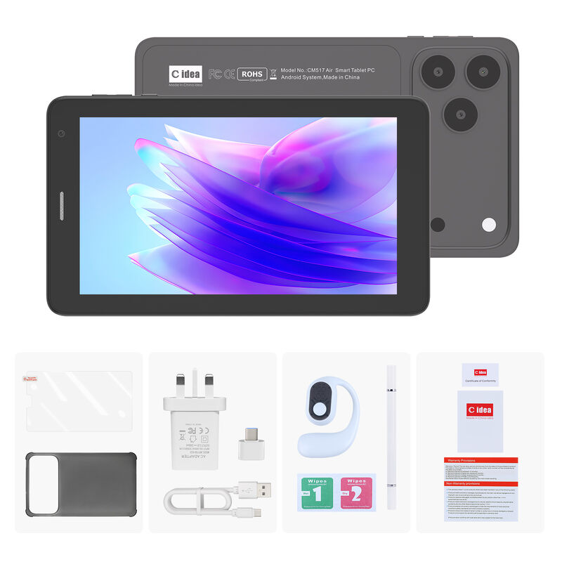 C ý tưởng 7 Inch Android Smart Tablet 8+256GB 8*CortexTm-A53 WiFi Tablet HD Touch Screen CM517 không khí