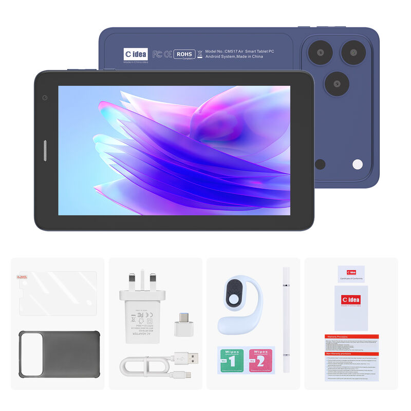 C ý tưởng 7 Inch Android Smart Tablet 8+256GB 8*CortexTm-A53 WiFi Tablet HD Touch Screen CM517 không khí