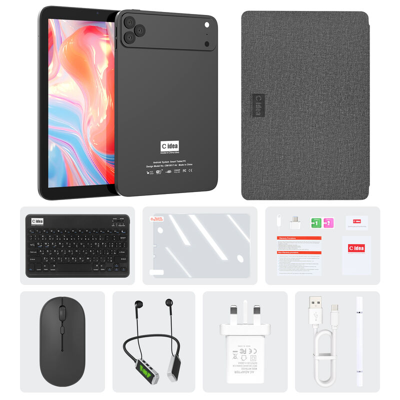 C Idea 10.1 Inch Tablet PC với SIM WIFI Android Tablet cho giáo dục CM10017air Đen
