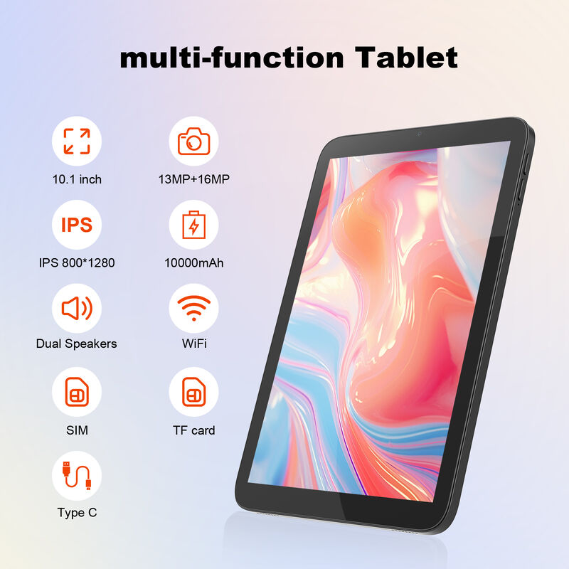 C Idea 10.1 Inch Tablet PC với SIM WIFI Android Tablet cho giáo dục CM10017air Đen