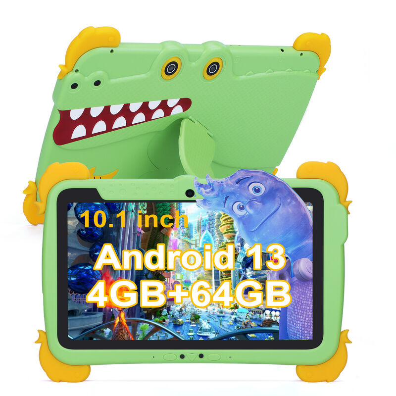 C ý tưởng Kids Tab 10.1inch Android 13 Tablet cho trẻ em 4GB RAM 64GB ROM Bảo vệ mắt màn hình cảm ứng cho trẻ em 3-8 tuổi