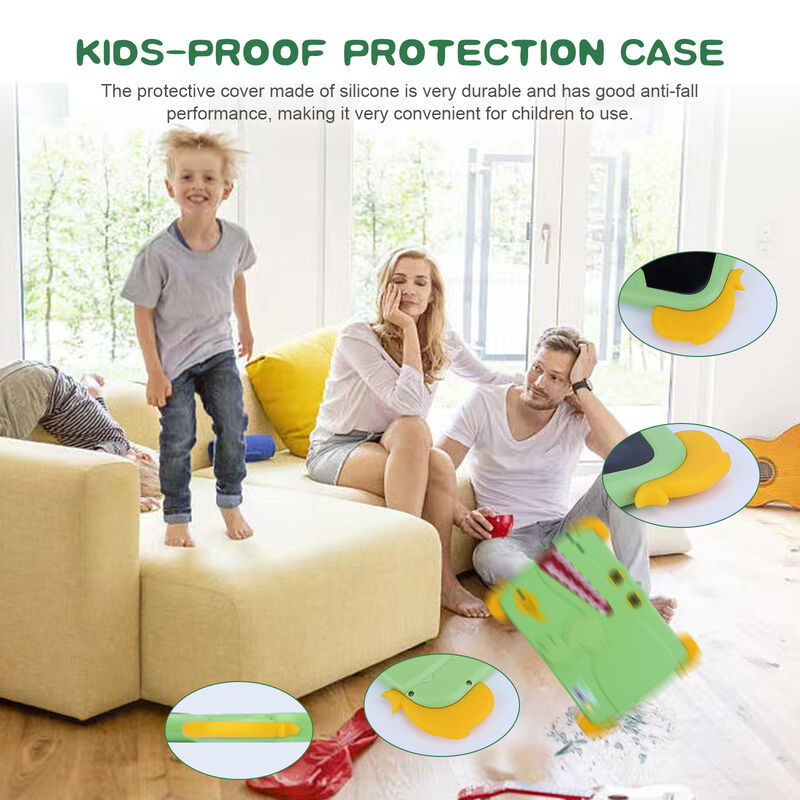 C ý tưởng Kids Tab 10.1inch Android 13 Tablet cho trẻ em 4GB RAM 64GB ROM Bảo vệ mắt màn hình cảm ứng cho trẻ em 3-8 tuổi