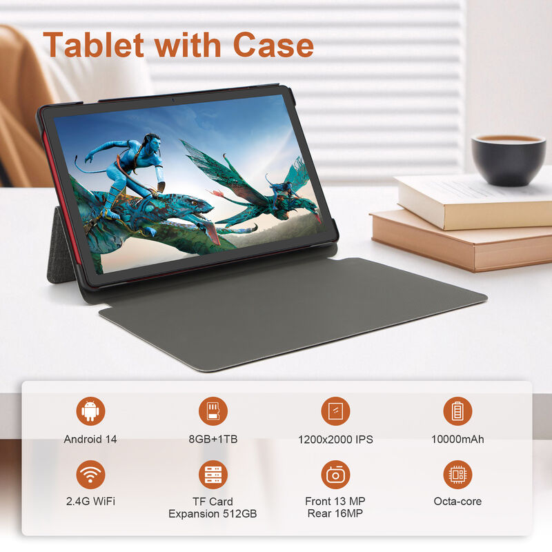 C ý tưởng 10,36 inch Android 15 Tablet 8GB RAM 1TB ROM Mô hình CM10016 PLUS