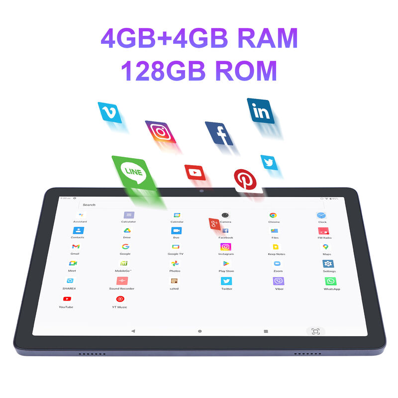 C Idea Android Tablet FHD 1200 * 1920 Với pin 6000mAh 10.1 Inch Tablet PC P1250