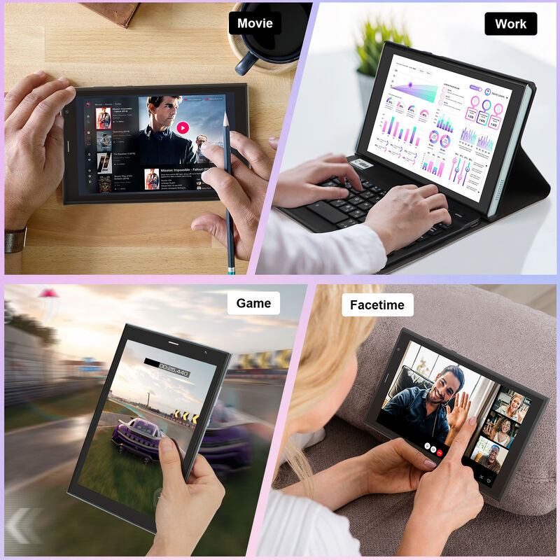C Idea CM824 Ultra 8-Inch Android 16 Business Tablet Quad-Core 8GB 512GB Storage màn hình cảm ứng FHD Máy tính bảng camera kép (Mắc)