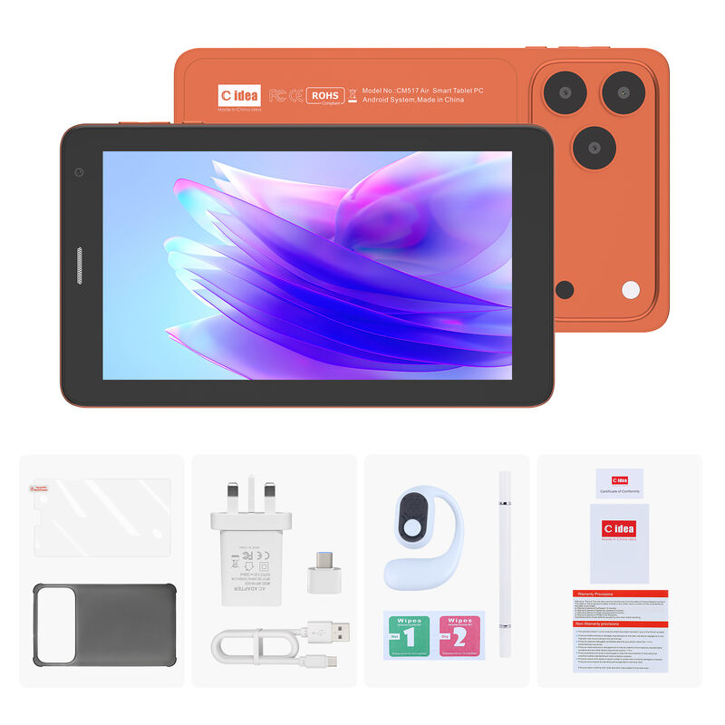 C Idea CM517 Air 7 Inch Tablet PC Android 16 Quản lý Qualcomm HD Capacitive Screen With Protective Cover