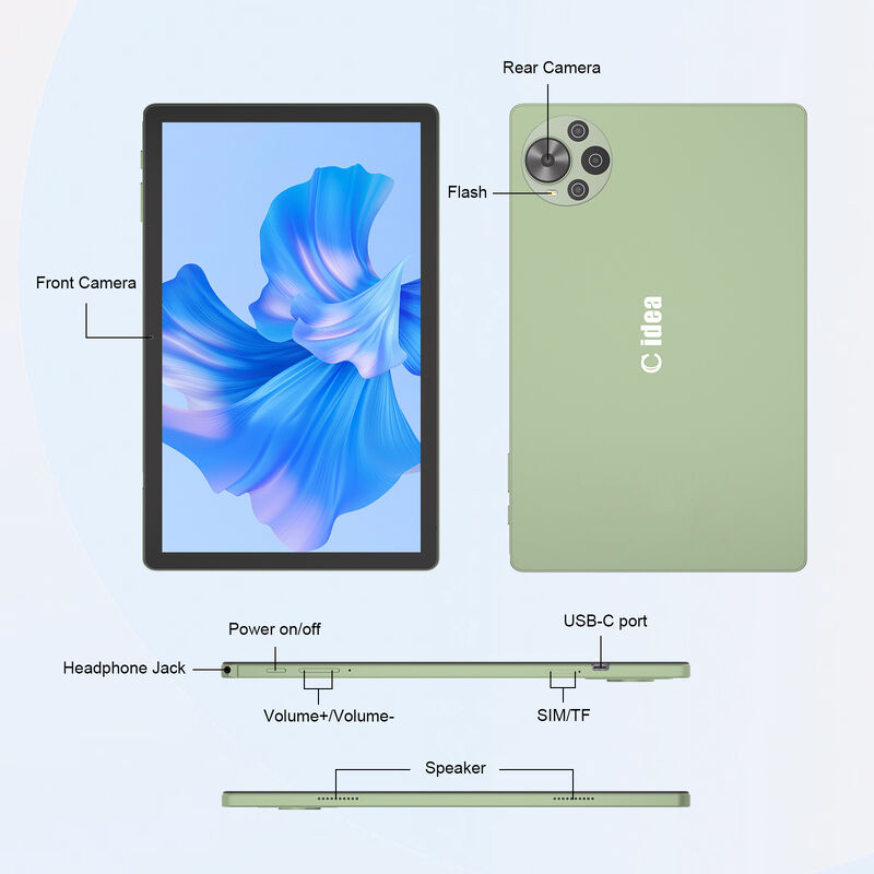 C Idea 10,36 inch 2K Screen Tablet PC Android 16 Octa Core Với Bảng phím Và Stand Business Tablet (R1036)